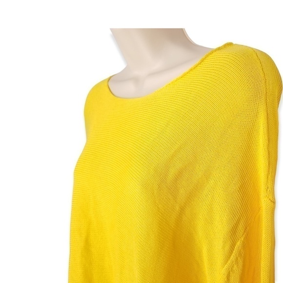 Misslook Yellow Long Sleeve Yellow Knit Sweater‎ Women's Size L - Picture 3 of 5